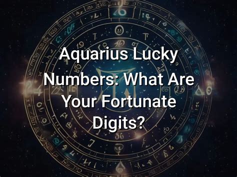 aquarius lucky numbers for today|Aquarius Lucky Numbers for today .